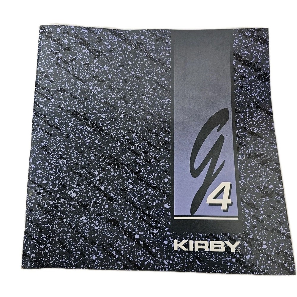 Kirby Generation 4 G4 Vacuum Cleaner /Carpet Shampoo‎ System Owner Manual